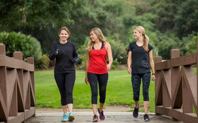 Relieve stress with walking